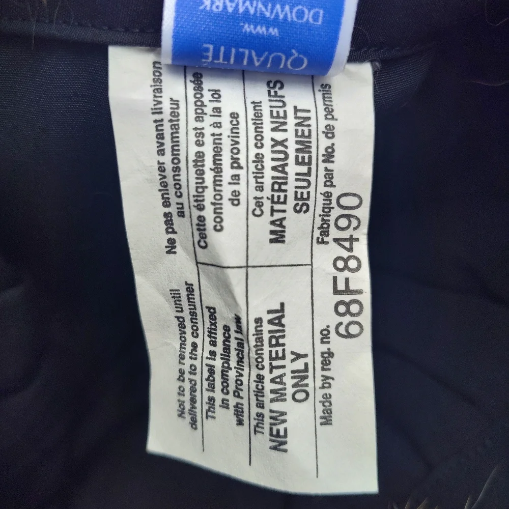 Canada Goose Black Down Hat - Size S/M